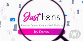 JustFans Premium Content Creators SaaS platform