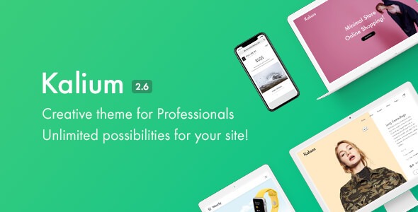 Kalium v3.11.2  – Creative Multipurpose WordPress (Updated) | WooCommerce Theme