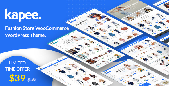 Kapee Fashion Store WooCommerce Theme Free Download kapee wordpress theme nulled