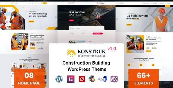 Konstruk v1.1.7 Best Construction WordPress Theme Download