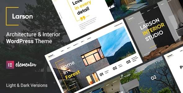 Larson v1.3.8 Architecture WordPress Theme Download