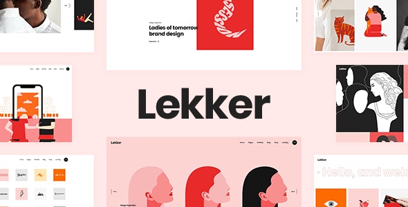 Lekker v1.8 – Portfolio WordPress Theme Download (Updated)