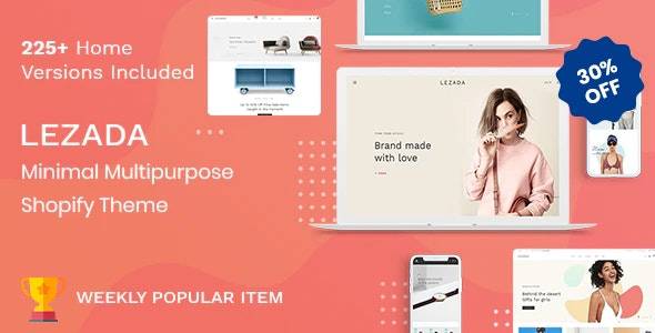 Lezada Multipurpose Shopify Theme Nulled download