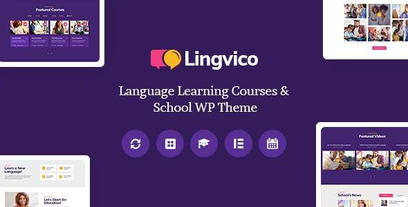 Lingvico v1.0.9 – Language Center & Training Courses WordPress Theme Download