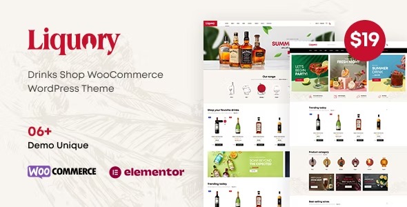 Liquory v1.0.3 Drinks Shop WooCommerce Theme Download