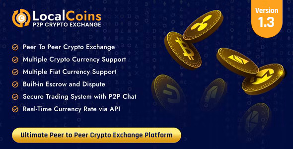 LocalCoins – v2.0 – Ultimate Peer to Peer Crypto Exchange Platform | Php