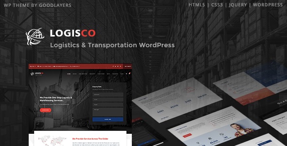 Logisco – Logistics & Transportation WordPress Theme – v.1.0.7 Download