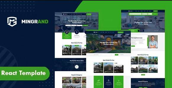 Mingrand v1.0 – Real Estate React Template