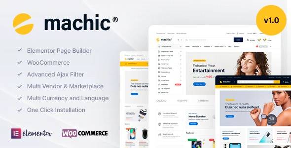 Machic v1.3.5 – Electronics Store WooCommerce Theme (Updated)