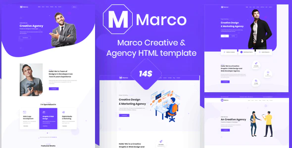 Marco Creative & digital Agency Html Template Download