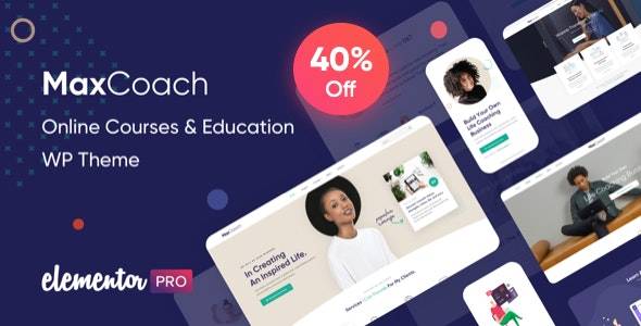 MaxCoach – v2.8.4 Educational WP Theme | WordPress Themes Download