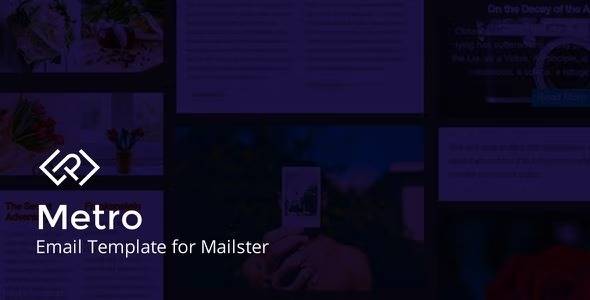 metro email template for mailster Nulled Email Template for Mailster Free Download