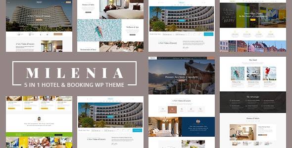 Milenia v.1.3.2 – Hotel & Booking WordPress Theme Download