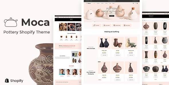 Moca – Ceramic Pots, Handmade Artist Shopify Theme