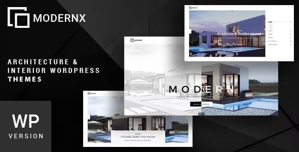 modernx - architecture & interior wordpress theme download