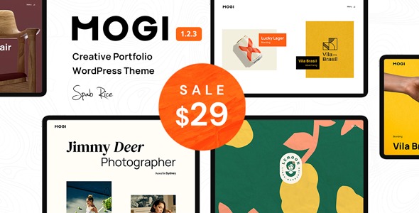 Mogi v.1.2.3 – A Creative Portfolio Agency WordPress Theme