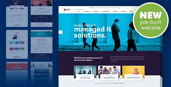 Nanosoft v1.2.7 Best WP Theme for IT Solutions and Services Company