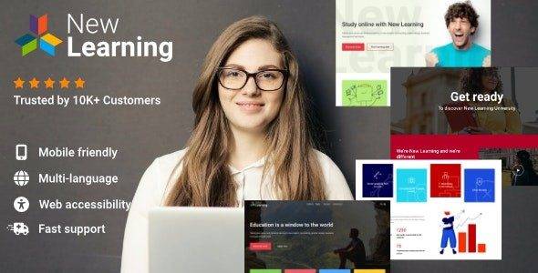 New Learning Premium Moodle Theme Nulled 1