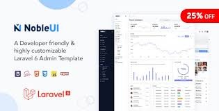 NobleUI Laravel Admin Template 4 October 2021 | CMS