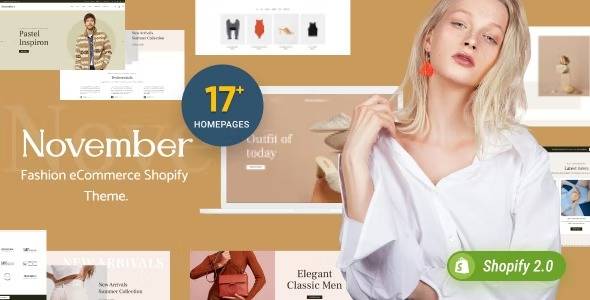 November – Multipurpose Sections Shopify Theme Download v.2.0