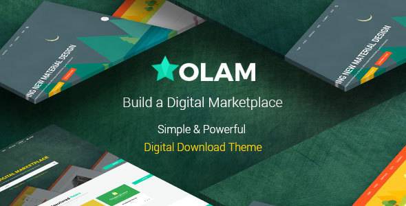 Olam v5.0.0 – Easy Digital Downloads Marketplace WordPress Theme GPL