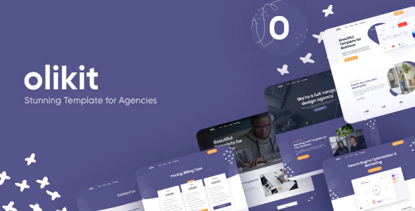 Olikit – Creative SaaS & Agency Template Free  Download