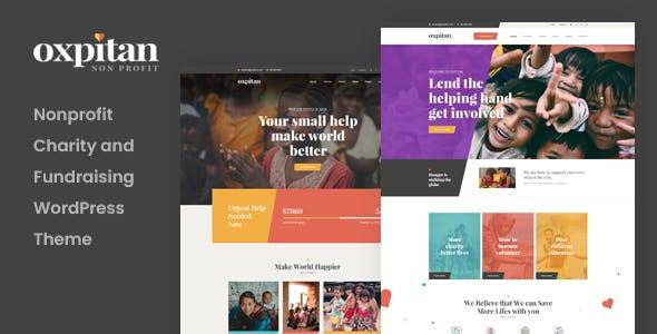 Oxpitan v1.2.4 – Nonprofit Charity WordPress Theme Download