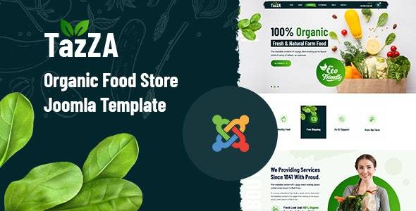 Organic Food Store Joomla