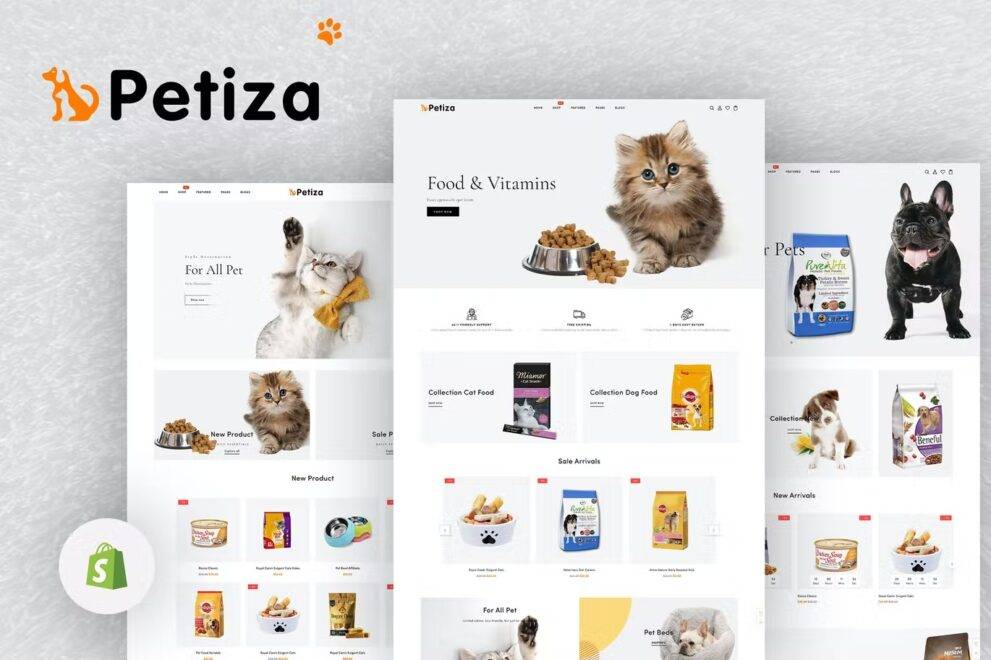 Petiza Pets Food Shop Responsive Shopify Theme v1.0.0