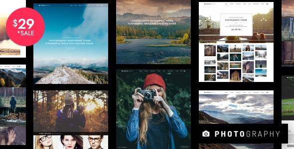 Photography WordPress Theme v7.4.4  Responsive Photography Theme Download