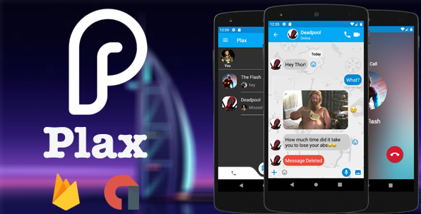 Plax – v2.6 – Android Chat App with Voice/Video Calls | Php & Mobile