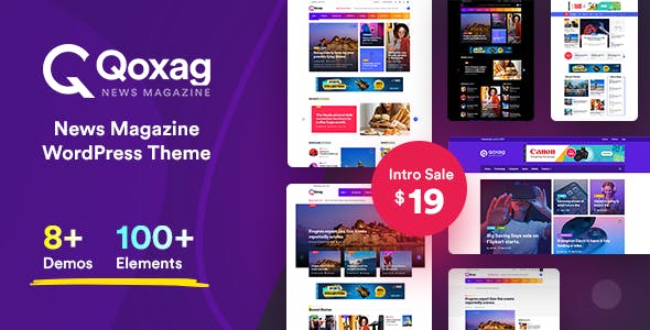 Qoxag – v2.0.6 – Professional WordPress News Magazine Theme | WordPress Theme