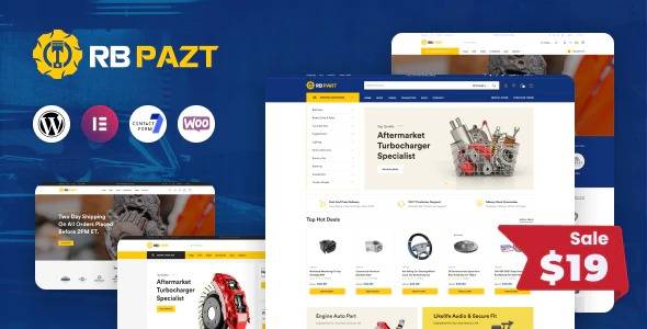 RBpazt Auto Parts Woocommerce Theme