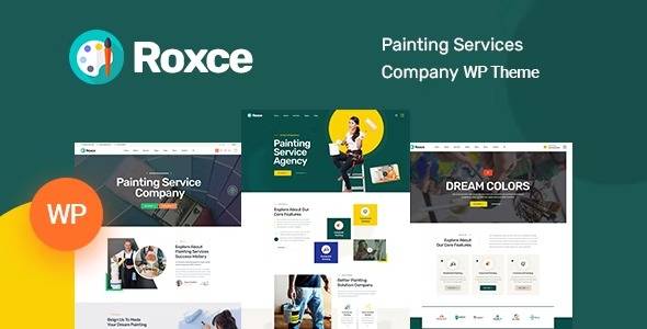 Roxce - painting services wordpress theme download