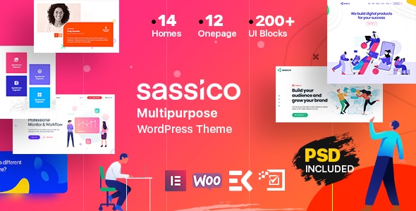 Sassico v.3.3.0 Multipurpose Saas Startup Agency WordPress Theme Download