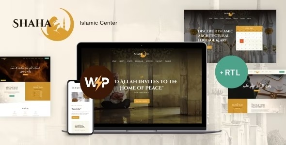 Shaha – v1.4.2(Updated) – Islamic Centre & Mosque WordPress Theme + RTL + Elementor Download