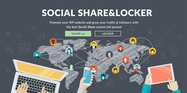 Social Share & Locker Pro WordPress Plugin v.7.8 Download