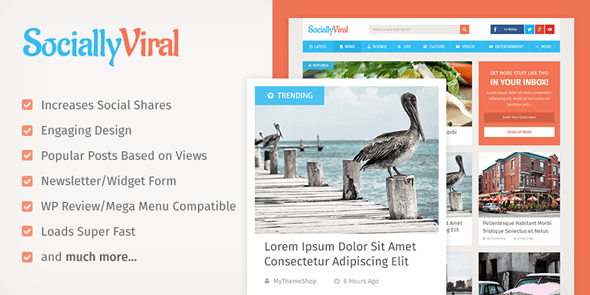 MyThemeShop SociallyViral WordPress Theme – v2.4.9