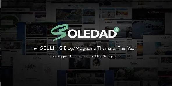 Soledad v8.4.5 – Multi-Concept Blog Magazine News AMP (Updated)