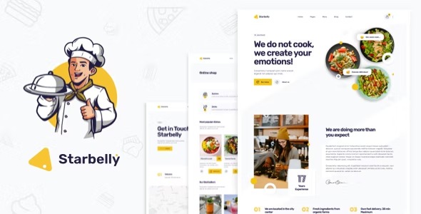 Starbelly v1.3.2 Restaurant WordPress Theme (Updated)