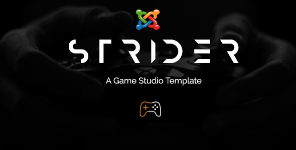 Strider v1.0- A Game Studio Joomla Template With Page Builder Download | WordPress Themes