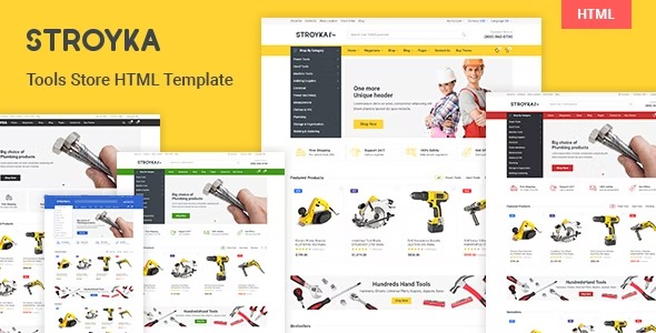 Stroyka – Tools Store HTML Template – v1.14.0 Download