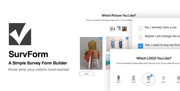 SurvForm – v1.0.7.9 – Survey Form Builder Plugin For WordPress Download