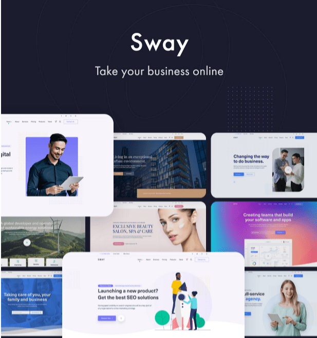 Sway v3.5 – Multi-Purpose WordPress Theme with Page Builder (Updated)