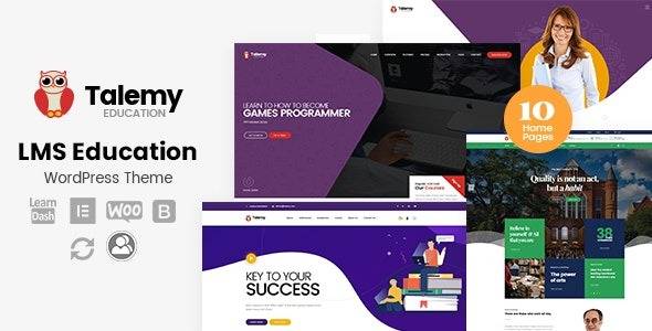 Talemy LMS Education WordPress Theme Nulled