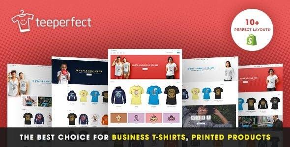 TeePerfect – The best choice for business T-shirts, Printed Products, Drop Shipping Shopify Theme v1.0