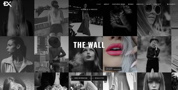 The Wall v1.2 – Photography Portfolio HTML Template Free Download