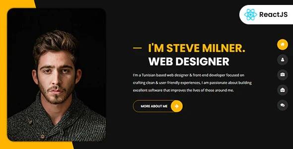 Tunis – v.2.2 Personal Portfolio React Template