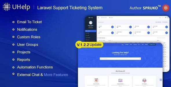 Uhelp v3.1.2 – Helpdesk Support Ticketing System Php Download