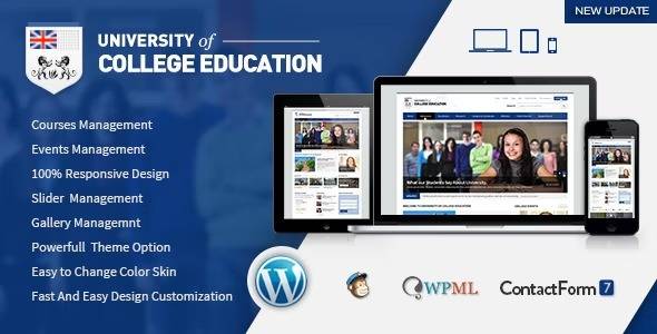 University v2.1 – Education WordPress Theme